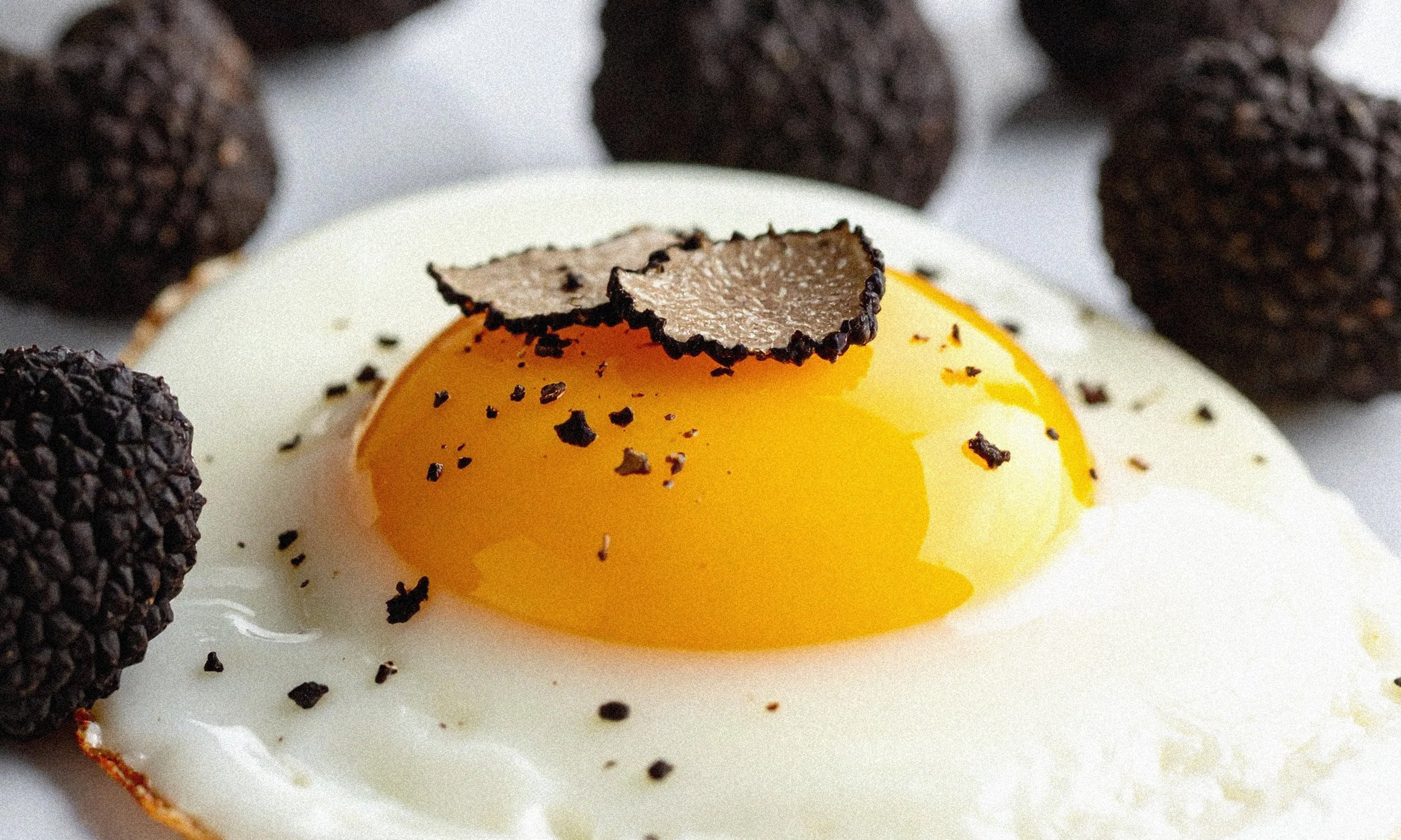 Fried Eggs with Black Truffle: A King’s Breakfast